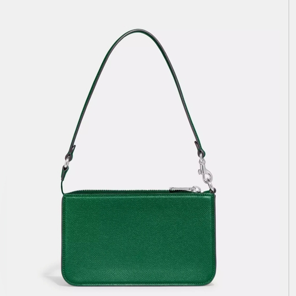 COACH Pouch Bag With Signature Canvas - Picture 2 of 15